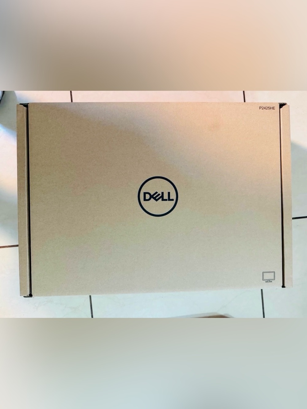 Dell Laptop Box - Brown and Black